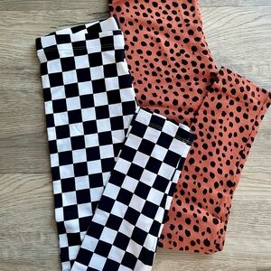 NWT Wonder Nation Girls Size Large (10-12) Leggings ~ Set of Two